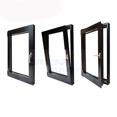 Decoración de casas modernas Ventanas de impacto con hardware calificado y tipo de cortina colgante