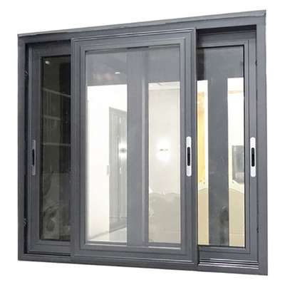 Decoración de casas modernas Ventanas de impacto con hardware calificado y tipo de cortina colgante