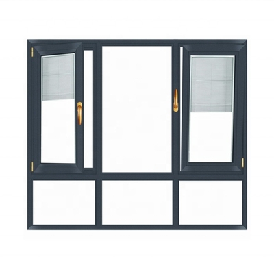 Ventanas de aluminio con persianas para cubrir la cocina