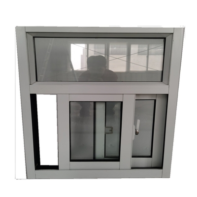 Ventanas horizontales deslizantes para edificios de oficinas de aluminio de 3 pistas