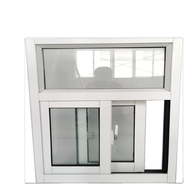 Ventanas correderas de vidrio de aluminio con pantalla magnética con apertura corredera y parrilla de seguridad