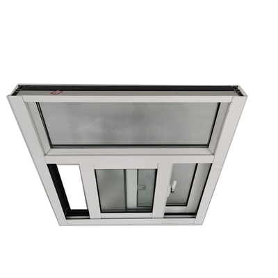 Ventanas correderas de vidrio de aluminio con pantalla magnética con apertura corredera y parrilla de seguridad