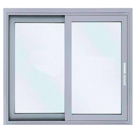 Ventanas corredizas de aluminio de doble vidrio de gran tamaño con material de malla de pantalla de fibra de vidrio