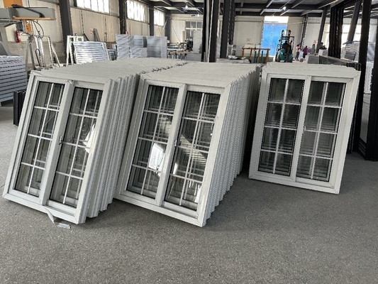 Oficina Interior Tipo de cortina colgante de vinilo de triple acristalamiento ventanas corredizas para aislamiento del viento