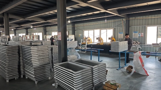 Oficina Interior Tipo de cortina colgante de vinilo de triple acristalamiento ventanas corredizas para aislamiento del viento